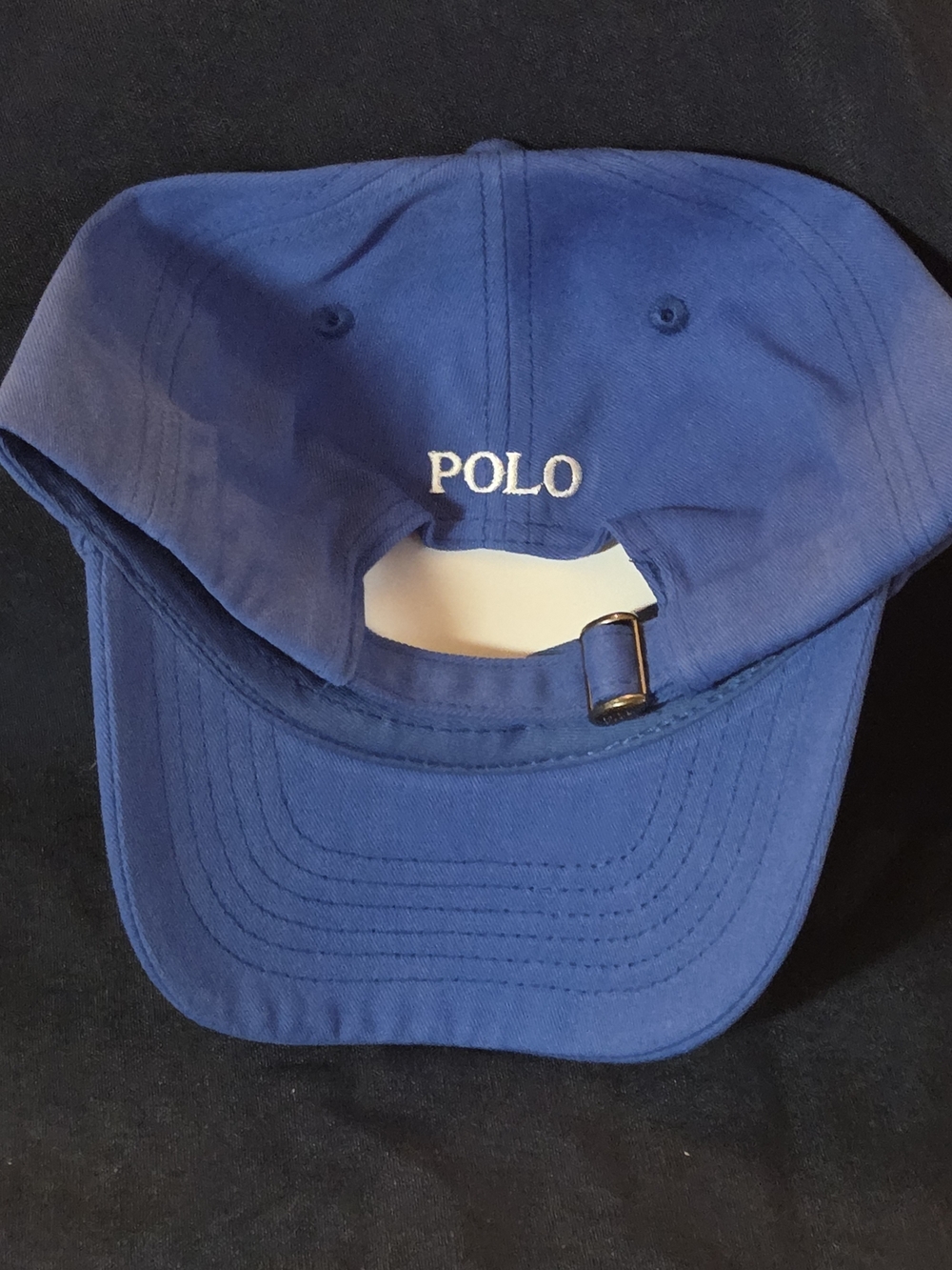 Polo Ralph Lauren Classic Blue Baseball Cap - Picture 3 of 5